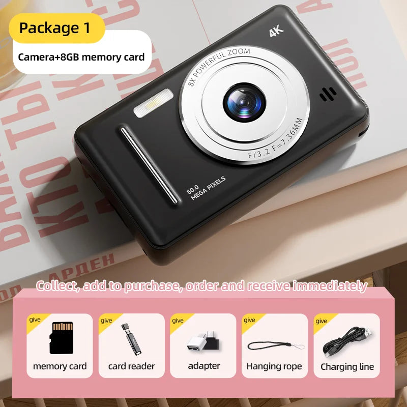 Xiaomi 4k Digital Camera Retro CCD Portable Camera