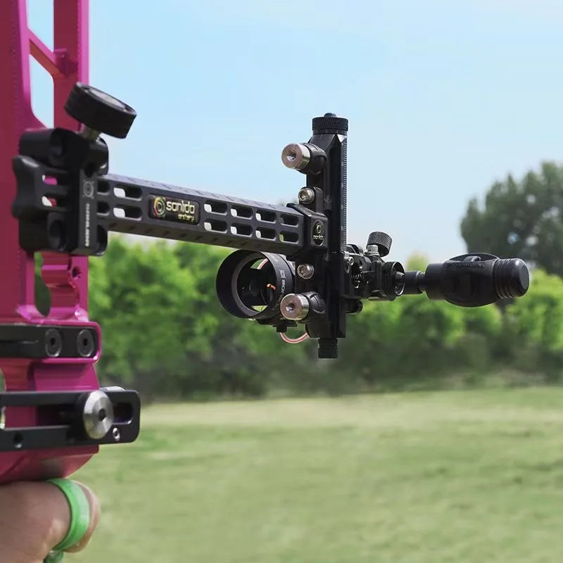 Sanlida X10 Sight Scope Magnified Long For Compound Bow