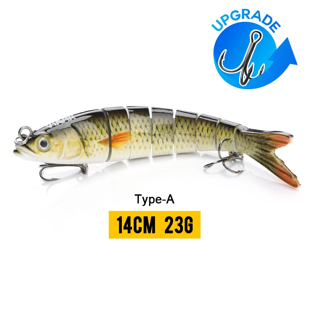 VTAVTA 10/14cm Sinking Wobblers Fishing Lures Jointed