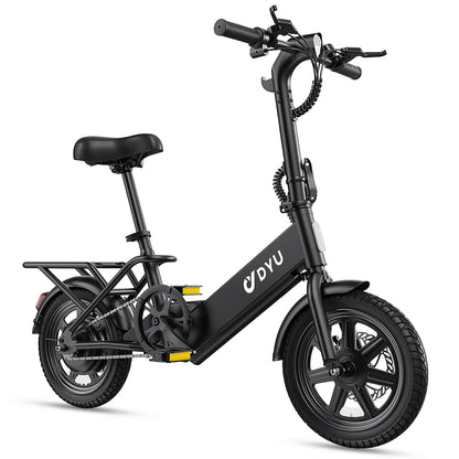 DYU C3 14 inch Electric Bicycle Peak 500W Motor 36V7.8AH Lithium Battery Electric Bike , city E-bike