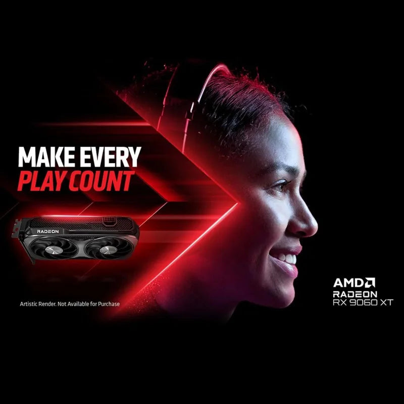Radeon RX 9060 XT Gaming OC 16G Graphics Card