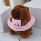Cute Capybara Plush Toy Hoodie with Wings Simulation Doll