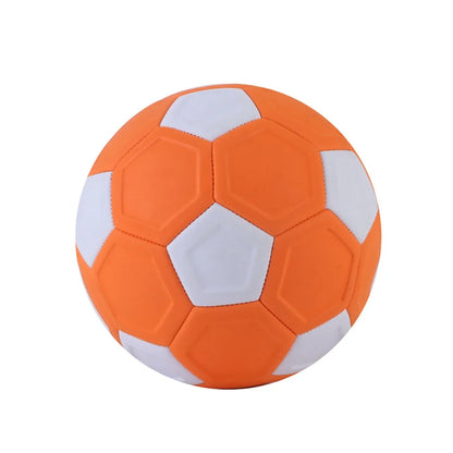Great Size 3/4/5 Curve Soccer Ball Recreational Orange Youth Football