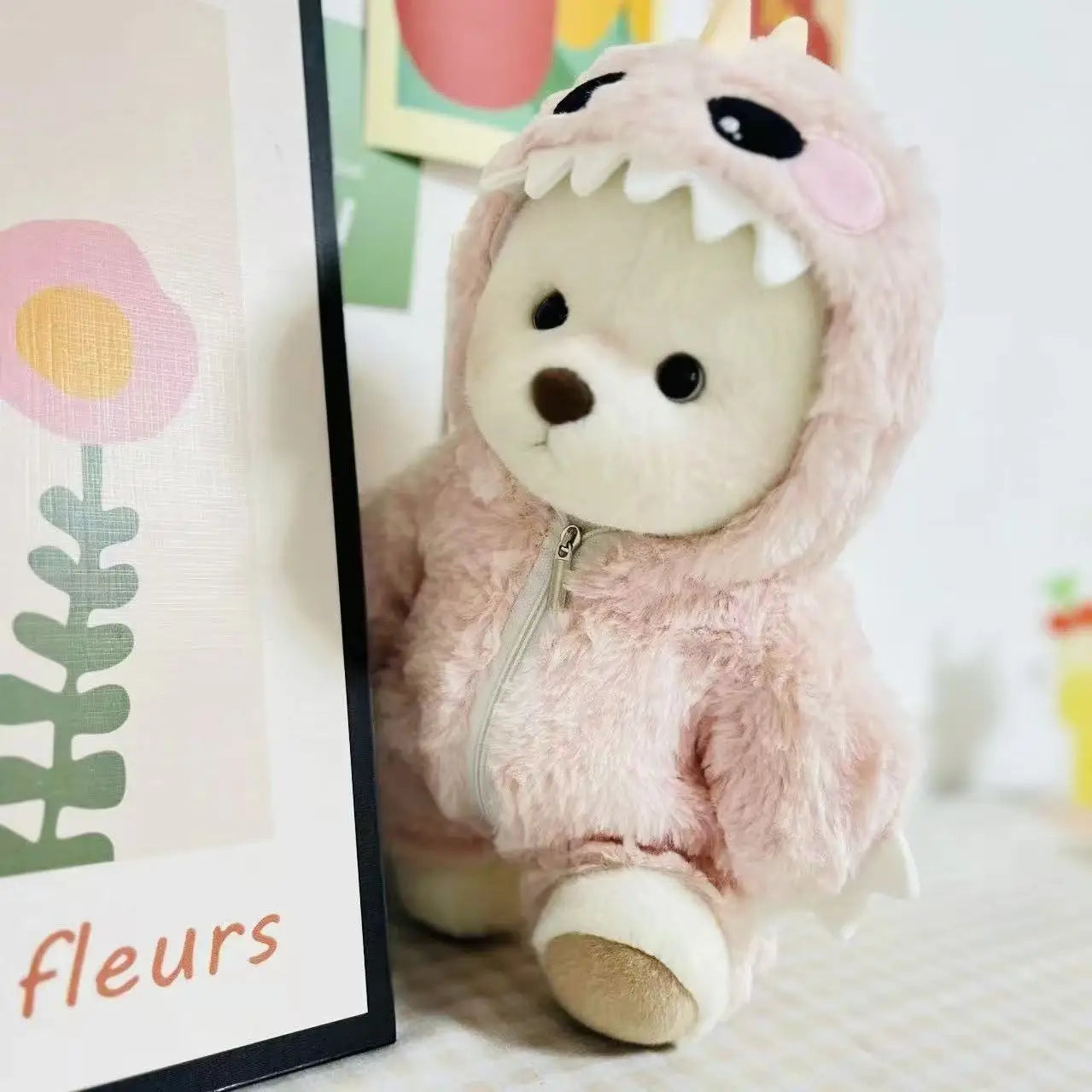30cm Doll Clothes Plush Toy Set Bear Kawaii Anime Accessories Dress Up Cute Cartoon Friends Holiday Christmas Gift Toys