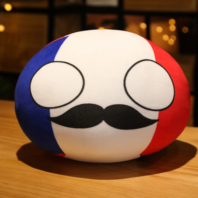 Hot  10/30/50cm Polandball Country Ball Toy Plush Pendant Plush Doll