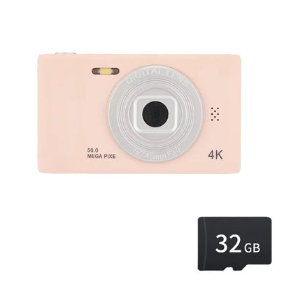 4K Digital Camera Travel Selfie Camara 50 Megapixels