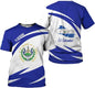 El Salvador Flag Football Jersey 3D Print