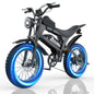 ZorixBike R8 Pro Electric Off-Road Bike 20x4.0 3000W 35Mph 80Mile 48V 20Ah