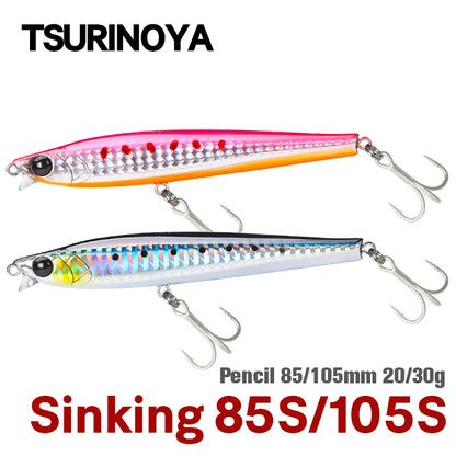 TSURINOYA Short Lip Sinking Pencil AIRAZOR 85S 105S
