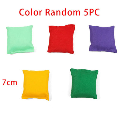 5/10pcs Solid Color Double Layer Leak proof Sandbags