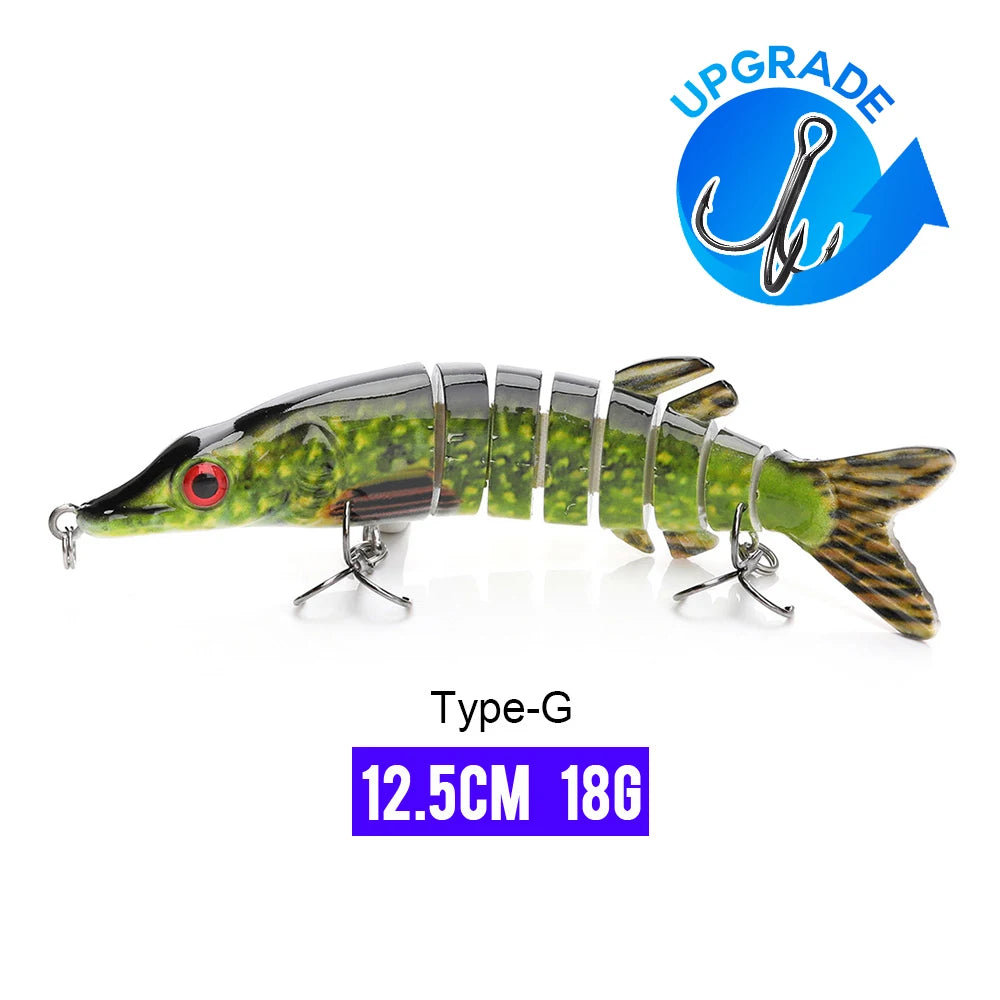 VTAVTA 10/14cm Sinking Wobblers Fishing Lures Jointed