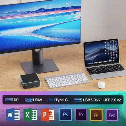 Mini PC AMD Ryzen 5 5500U(4.0GHz) Mini Processors
