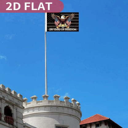 250 Years of Freedom American Flag 3x5 Ft, 250th Anniversary