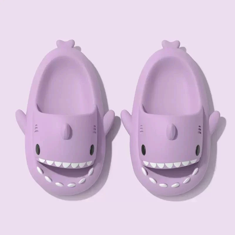 Men Shark Slippers Summer Women Slides Home Bathroom Flip