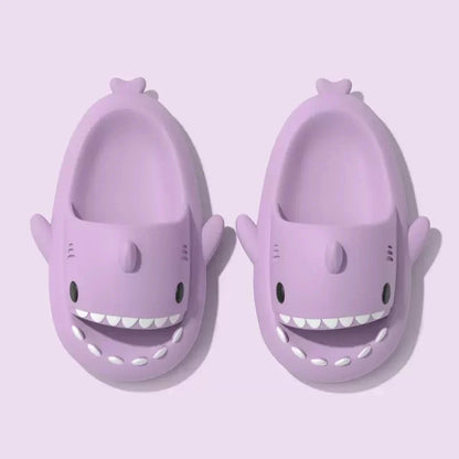 Men Shark Slippers Summer Women Slides Home Bathroom Flip