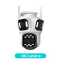 Three Lens PTZ IP Camera Outdoor