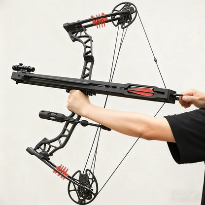 Powerful Slingshot Compound Bow Metal Hunting
