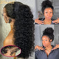 200 Density Water Wave Lace Front Wig 4x4 5x5