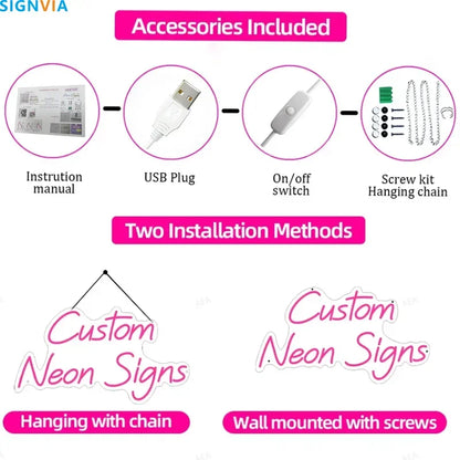 Custom "BLUE SEA" Anchor Nautical Shipboard Neon Sign