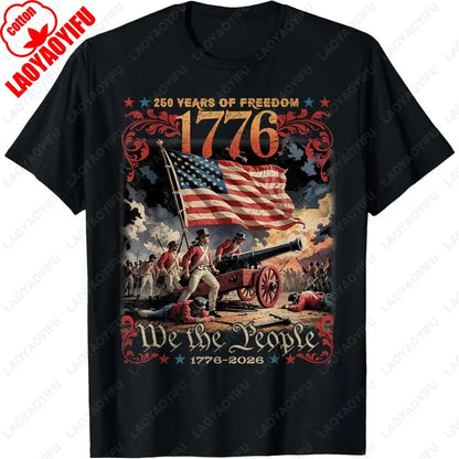 250 Years of Freedom Retro USA Flag Since 1776 2026