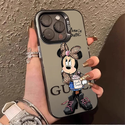 Disney Minnie Cute Creative Hard Phone Case for IPhone 17 16 15 14 13 12 11