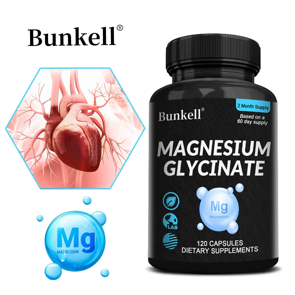 Magnesium Glycinate Supplement - High Strength for Muscle