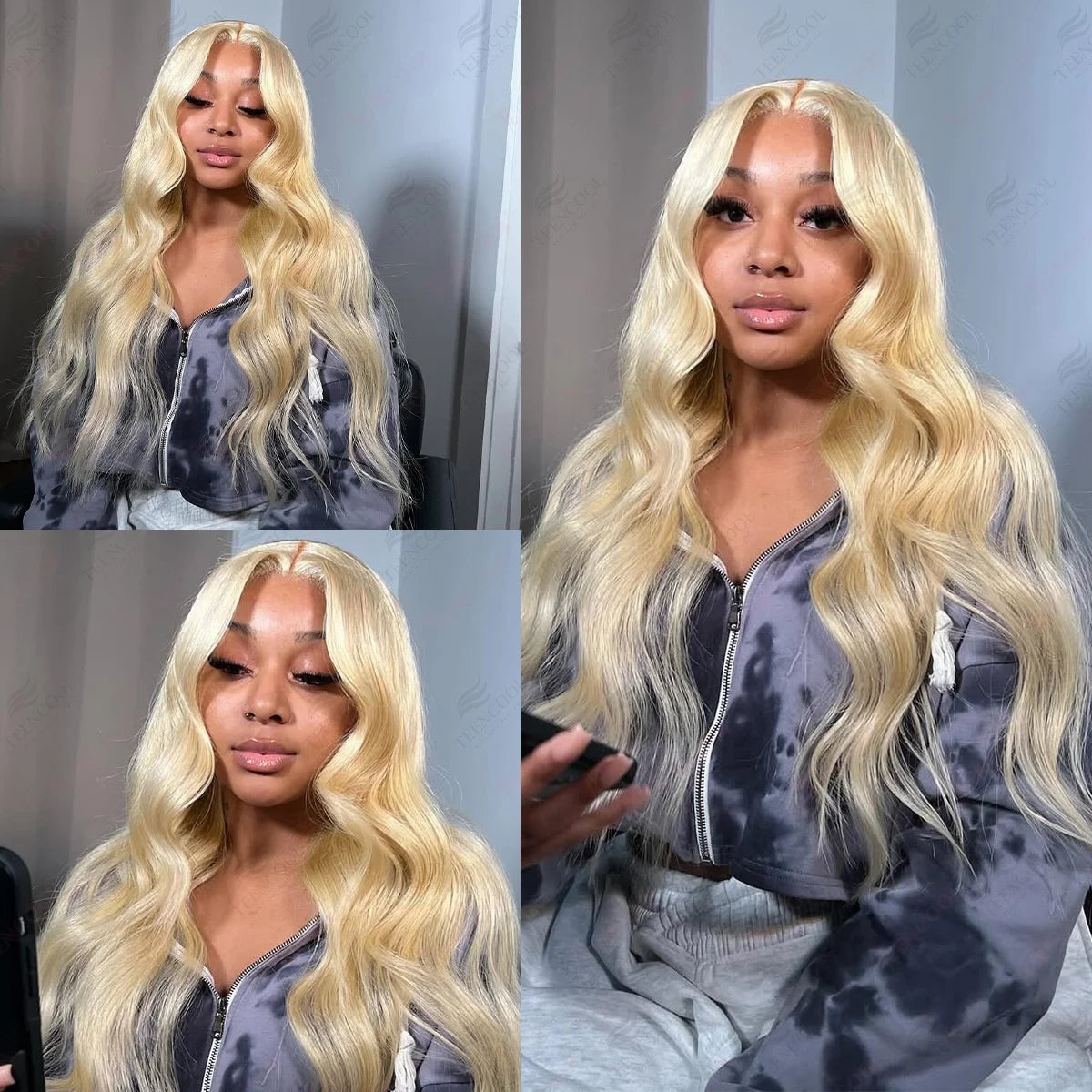 30 40 Inch 13x6 Lace Frontal Wig 613 Blonde Body Wave 13x4 Lace