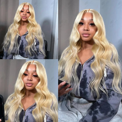 30 40 Inch 13x6 Lace Frontal Wig 613 Blonde Body Wave 13x4 Lace