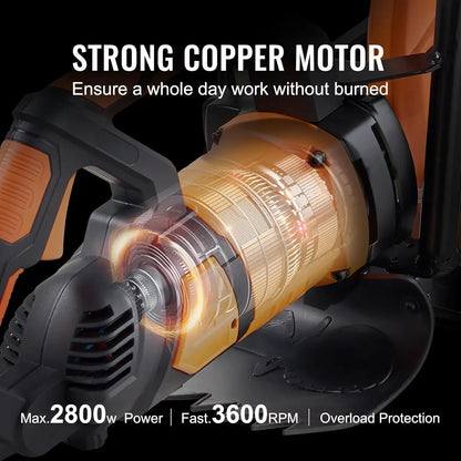 Electric Concrete Saw, 16 in, 3200 W 15 A Motor Circular Saw Cutter