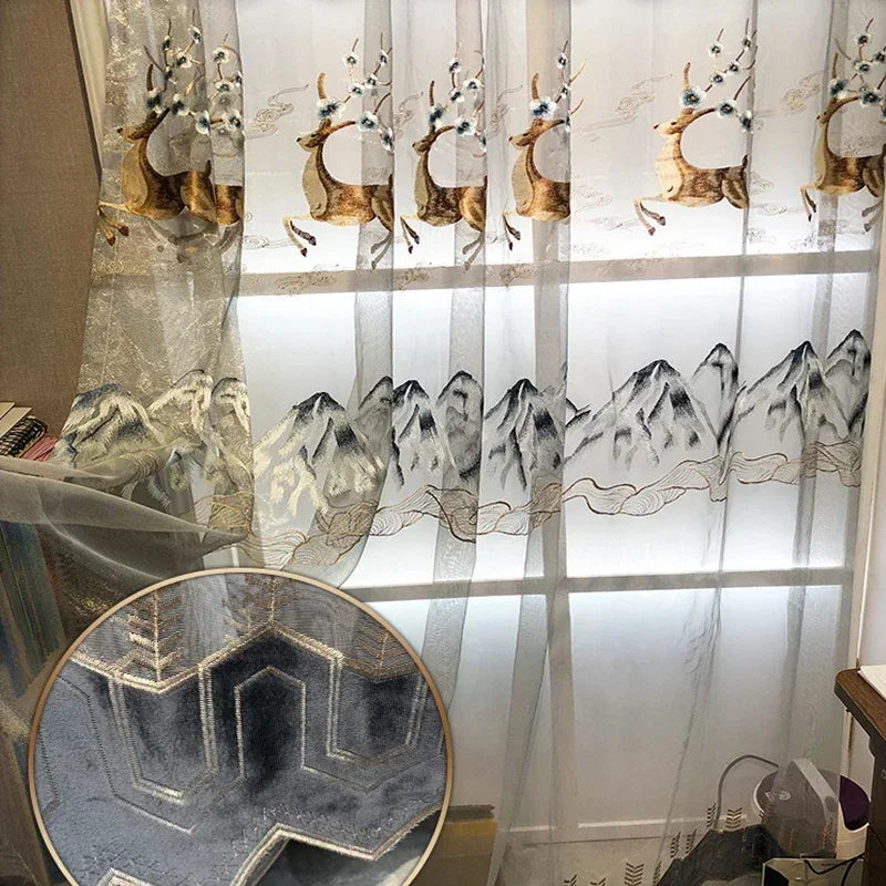 Luxury Elegant Decorative Curtains For Bedroom Europe