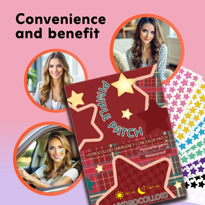 40pcs pieces of multi-color star acne patches, .