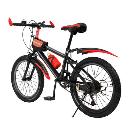 20" Mountain Bike 7 Speeds Kids Bicycle Dual-Disc Brakes
