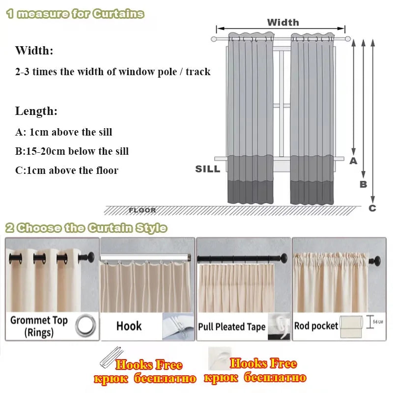 Luxury Elegant Decorative Curtains For Bedroom Europe