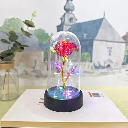 Rose Light Beautiful Realistic Looking Night Light Rose