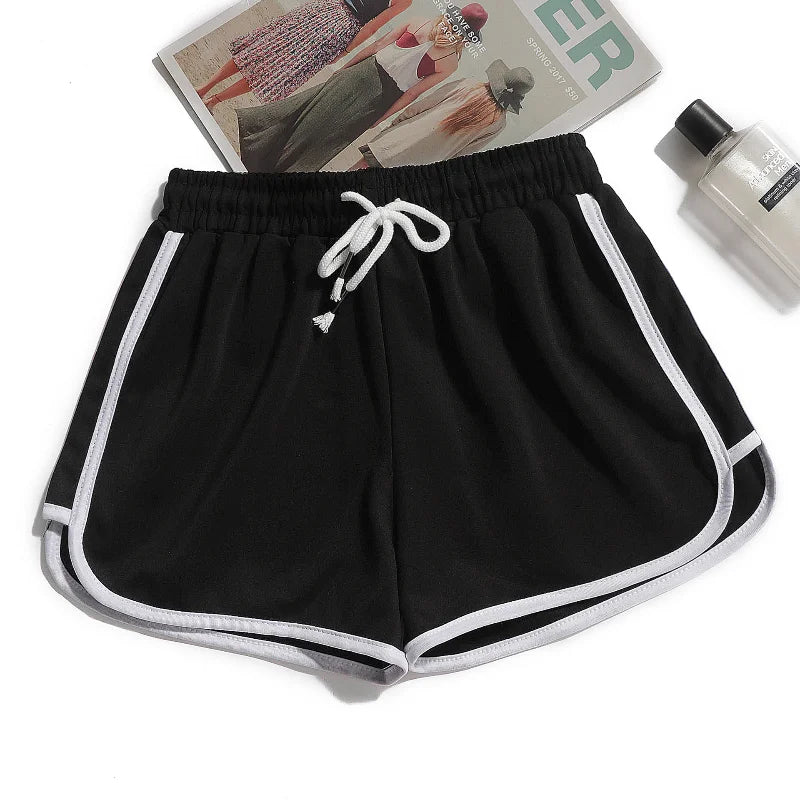 Women yoga Shorts Summer outer wear mid-waist casual
