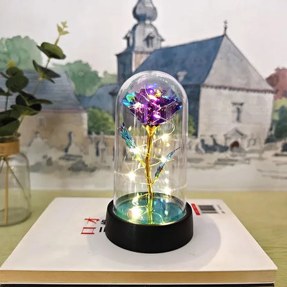 Rose Light Beautiful Realistic Looking Night Light Rose