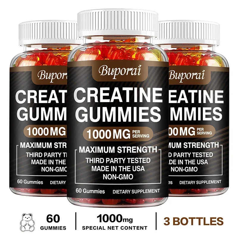 Creatine Monohydrate Gummies - Boost Energy, Build Muscle