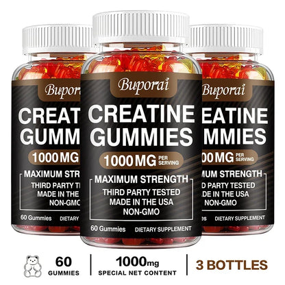 Creatine Monohydrate Gummies - Boost Energy, Build Muscle
