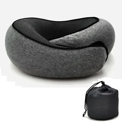 Travel Neck Pillow Memory Foam U-shaped Pillow Snail Style