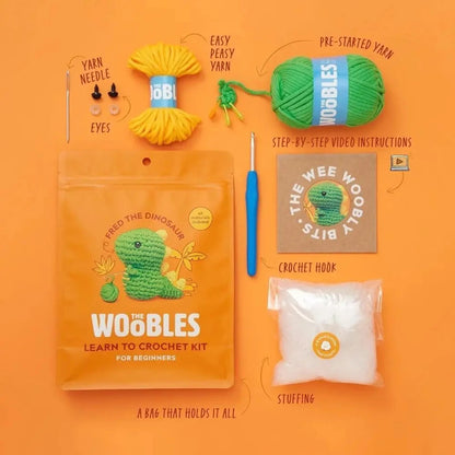 Non-Finished Product Beginner Crochet Kit DIY Crochet Stuffed Animal Kits ﻿