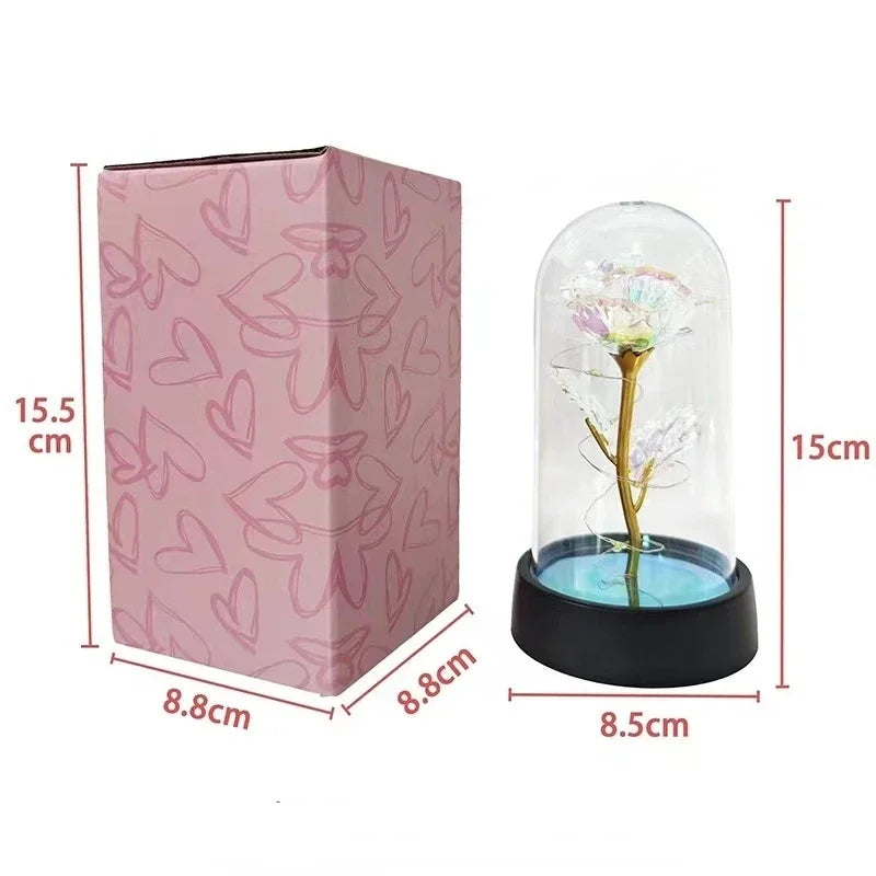 Rose Light Beautiful Realistic Looking Night Light Rose