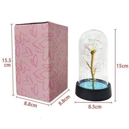 Rose Light Beautiful Realistic Looking Night Light Rose