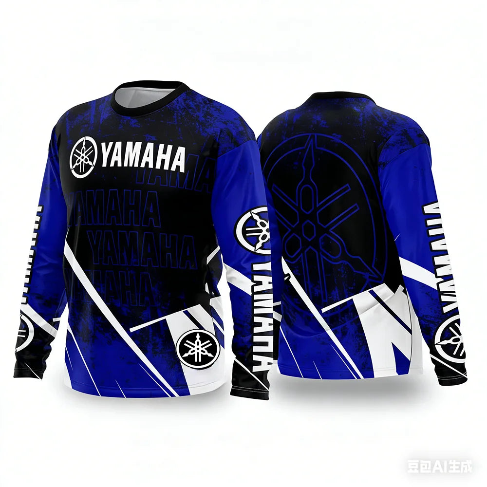 Summer YAMAHA Men Women Motorcycle Riding Suit