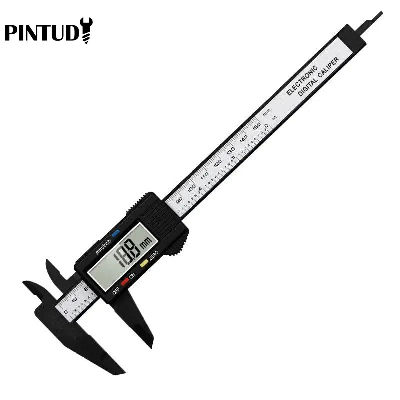 1PC Plastic Vernier Caliper Digital Display Caliper