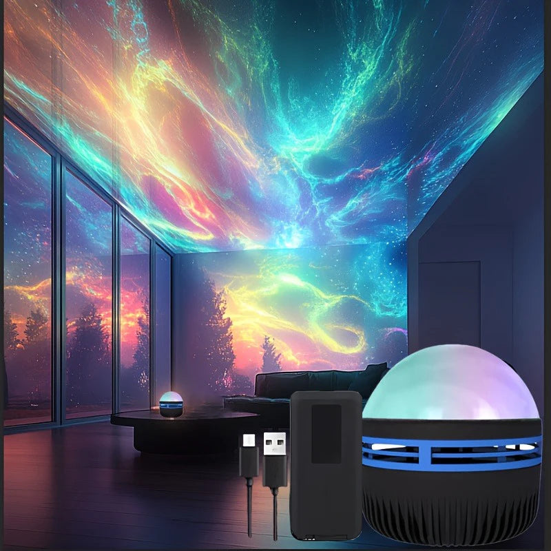 1pc LED Northern Lights Projection Lamp,Aurora Borealis