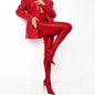 Women's Slim Solid Tights High Waist