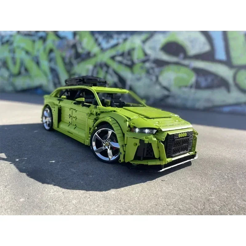 MOC-150275New RS6 Urban Sports Car Building Block Model