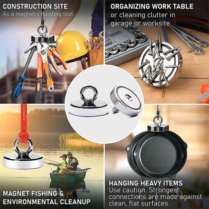 D16~D42mm Super Strong Neodymium Fishing Hook