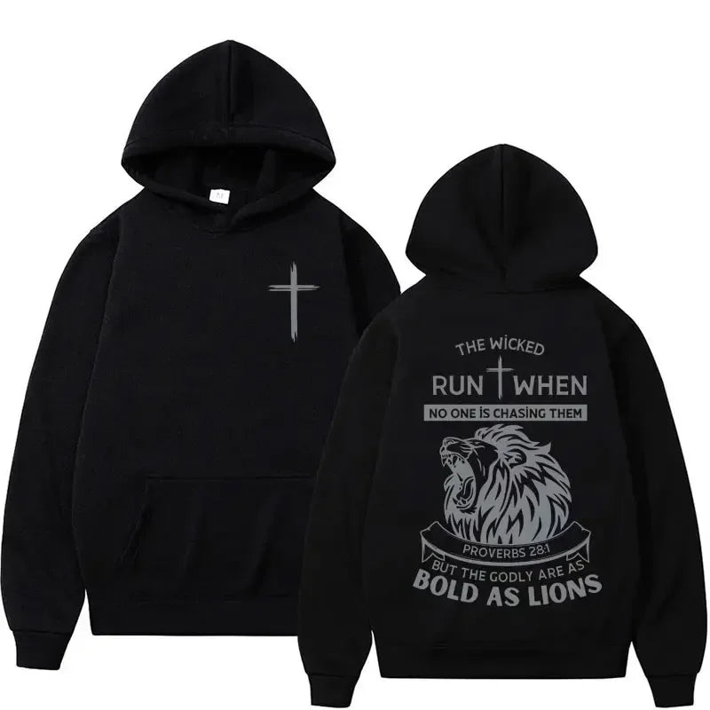 Harajuku Aesthetic Christian Jesus Church Hoodie Bible Verse