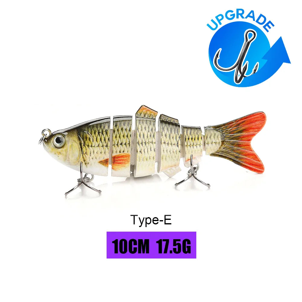 VTAVTA 10/14cm Sinking Wobblers Fishing Lures Jointed